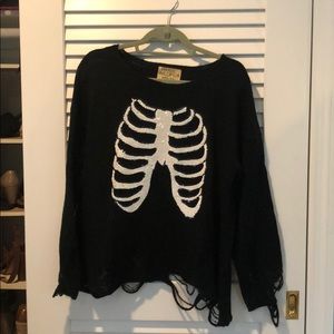Wildfox skull sweater